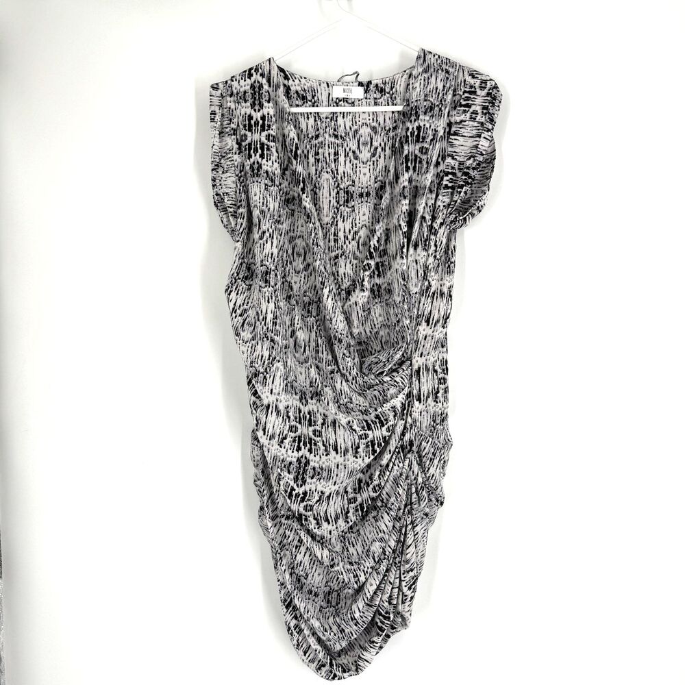 Mikoh Swimwear Cover Up Dress Womens Beach Coastal Resort Flowy Silk Size M (2)